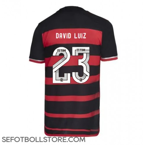 Flamengo David Luiz #23 Replika Hemmatröja 2024-25 Kortärmad